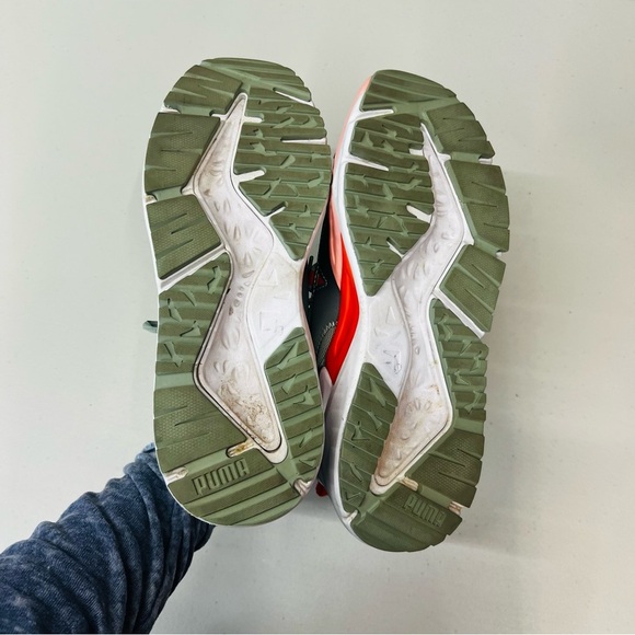 Puma TRC Mira Tech Colorful Green Sneakers Size 10.5 - Picture 5 of 11